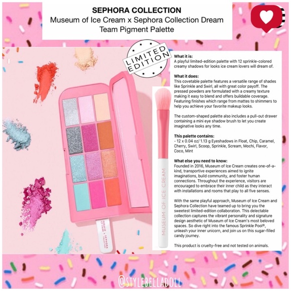 🆕 Museum of Icecream X Sephora Collection Dream Eyeshadow Palette - Picture 6 of 16